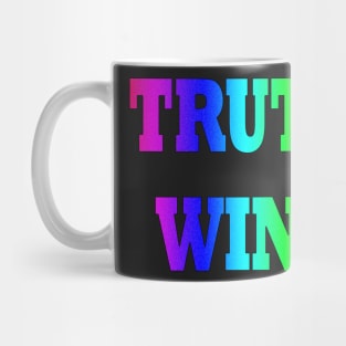 Truth wins - multicolor Mug